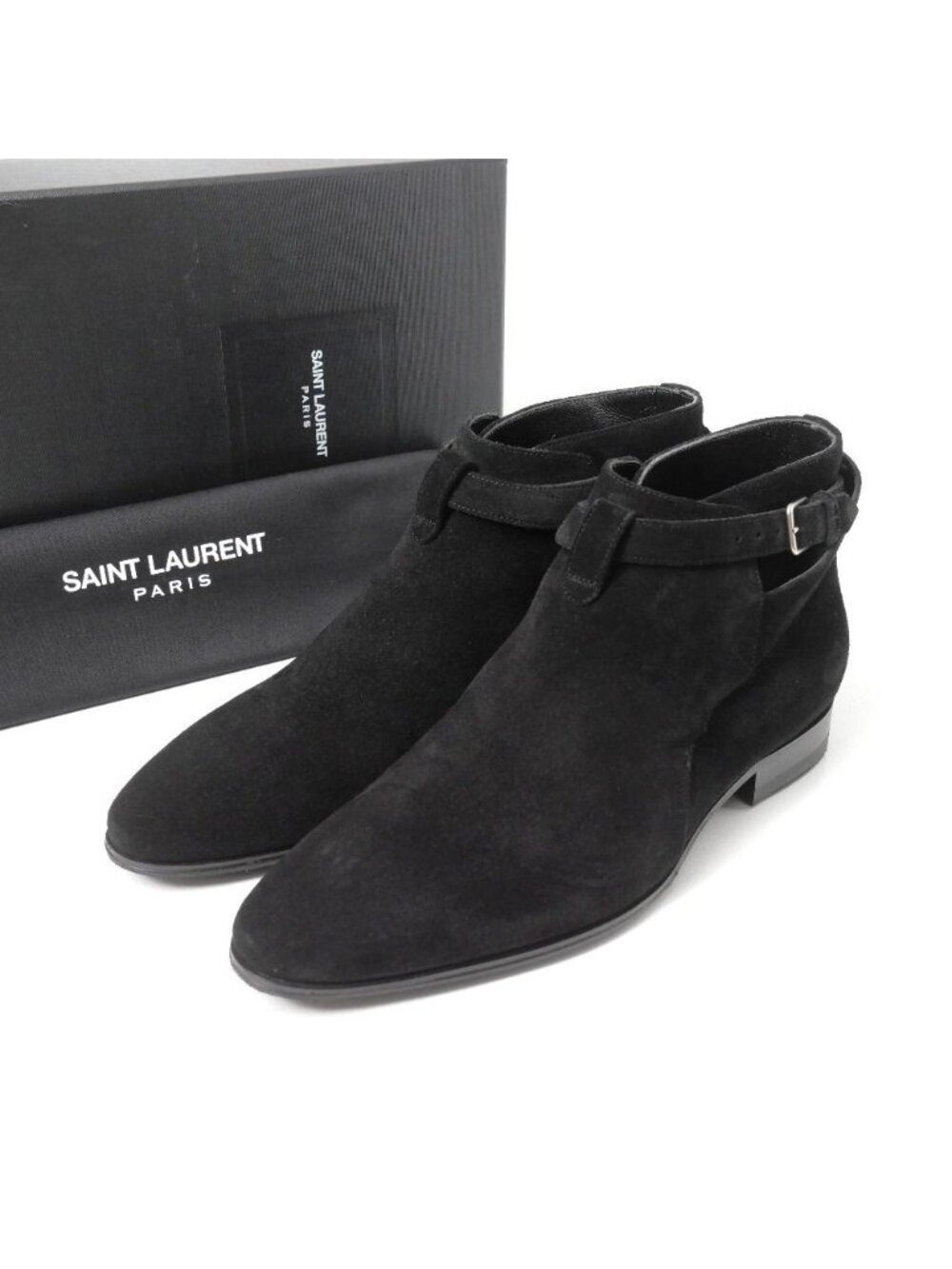 Saint Laurent Paris Jodhpur Cropped Boot Uk6 Suede Ankle